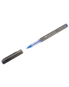 Ручка роллер Faber Castell Free Ink Needle синяя 0 5мм одноразовая Faber–сastell
