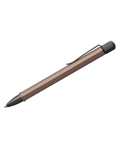 Ручка шариковая автоматическая Faber Castell Hexo черная 1 0 мм шестигран бронзовый корпус Faber–сastell