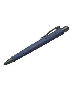 Ручка шариковая автоматическая Faber Castell Poly Ball Urban XB 1 4 мм синяя темно синий корп Faber–сastell