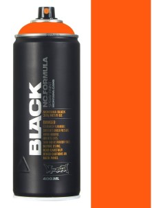Краска для граффити Montana Black 400 мл в аэрозоли энергетик оранжевый Montana (l&g vertriebs gmbh)