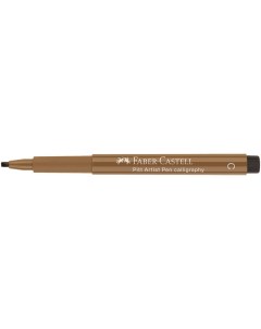 Ручка капиллярная Faber Castell Pitt Artist Calligraphy Pen 2 5 мм умбра натуральная Faber–сastell
