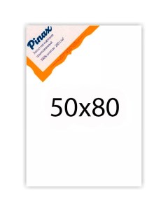 Холст грунтованный на картоне 280 г 50x80 см Pinax