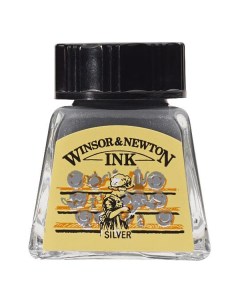 Тушь Winsor Newton Drawing Inks 14 мл Серебро Winsor & newton