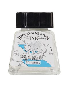 Тушь Winsor Newton Drawing Inks 14 мл Белый Winsor & newton
