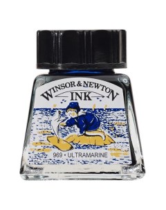 Тушь Winsor Newton Drawing Inks 14 мл Ультрамарин Winsor & newton