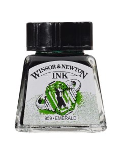 Тушь Winsor Newton Drawing Inks 14 мл Изумрудный Winsor & newton