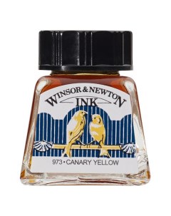 Тушь Winsor Newton Drawing Inks 14 мл Желтый Winsor & newton