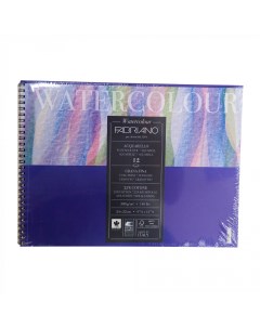 Альбом для акварели на спирали Watercolour 24x32 см 12 л 300 г Fabriano