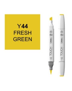 Маркер спиртовой BRUSH Touch Twin цв Y44 свежий зеленый Shinhan art (touch)