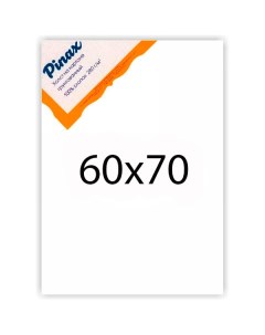 Холст грунтованный на картоне 280 г 60x70 см Pinax