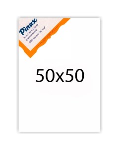 Холст грунтованный на картоне 280 г 50x50 см Pinax