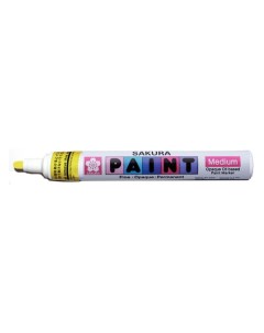 Маркер с жидкими чернилами Paint 2 0 мм флуоресцентный Желтый Sakura