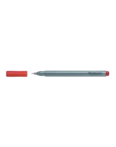 Ручка капиллярная Faber Castell GRIP FINEPEN 0 4 мм темно оранжевый кадмий Faber–сastell
