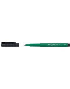 Ручка капиллярная Faber Castell Pitt artist pen B темно зелёный Faber–сastell