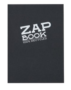 Блокнот cклейка для сухих техник Zap Book 10 5х14 8 см 160 л 80 г Clairefontaine