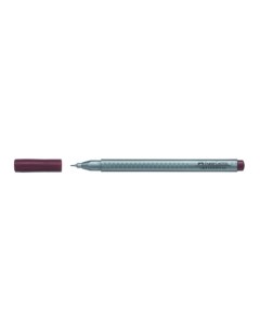 Ручка капиллярная Faber Castell GRIP FINEPEN 0 4 мм фиолетовый Faber–сastell