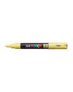 Маркер POSCA PC 1M 0 7 мм наконечник пулевидный цвет желтый Uni