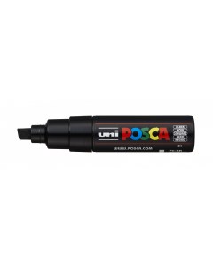 Маркер POSCA PC 8K до 8 0 мм наконечник скошенный цвет черный Uni