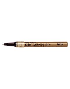 Маркер для каллиграфии Pen Touch Calligrapher 1 80 мм золото Sakura