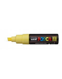 Маркер POSCA PC 8K до 8 0 мм наконечник скошенный цвет желтый Uni