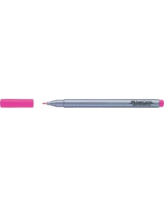 Ручка капиллярная Faber Castell GRIP FINEPEN 0 4 мм розовый Faber–сastell