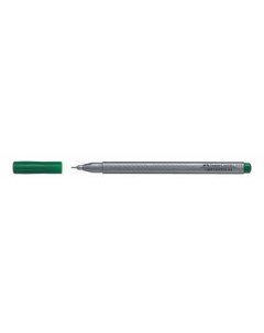 Ручка капиллярная Faber Castell GRIP FINEPEN 0 4 мм изумрудная зелень Faber–сastell