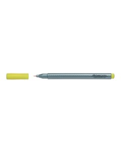 Ручка капиллярная Faber Castell GRIP FINEPEN 0 4 мм желтый Faber–сastell