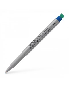 Ручка капиллярная Faber Castell MULTIMARK 0 6 мм для письма на пленке синий Faber–сastell