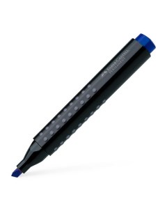 Маркер перманентный Faber Castell GRIP 1503 с клиновидным наконечником синий Faber–сastell