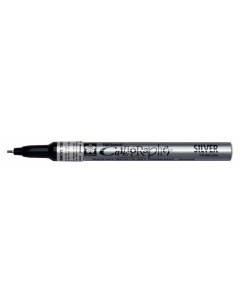 Маркер для каллиграфии Pen Touch Calligrapher 1 80 мм серебро Sakura
