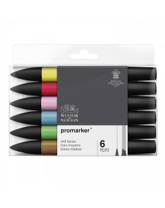 Набор маркеров ProMarker 6 цветов Winsor & newton