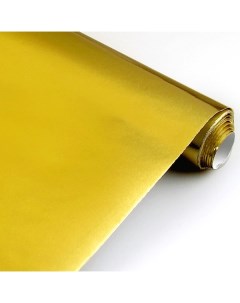 Бумага с фольгированным покрытием в рулоне 0 5х2 м 65 г цвет золотой Sadipal