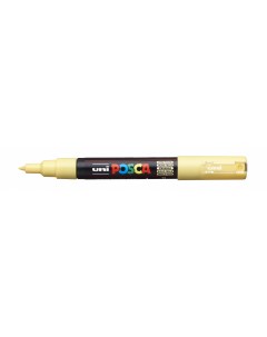 Маркер POSCA PC 1M 0 7 мм наконечник пулевидный цвет соломенно желтый Uni
