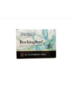 Альбом склейка для акварели Bockingford C P среднее зерно 18х13 см 12 л 300 г белый St cuthberts mill