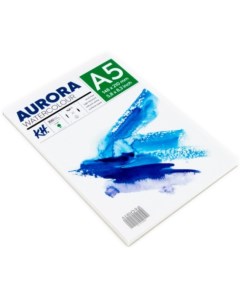 Альбом склейка для акварели Rough А5 12 л 300 г 100 целлюлоза Aurora