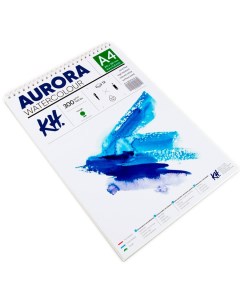 Альбом для акварели на спирали Rough А4 12 л 300 г 100 целлюлоза Aurora