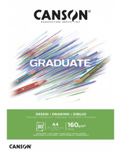 Альбом склейка для смешанных техник Graduate A4 30 л 160 г Canson