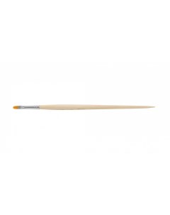 Кисть синтетика 6 овальная длинная ручка Цти