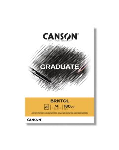 Альбом склейка для смешанных техник Graduate Bristol A5 20 л 180 г Canson