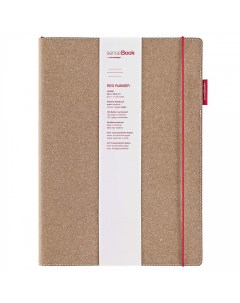 Блокнот в линейку Red Rubber L 20 5x28 5 см на резинке обл композиционная кожа Sensebook