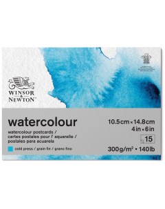 Альбом склейка для акварели Watercolour А6 15 л 300 г Winsor & newton
