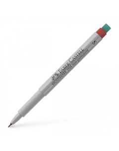 Ручка капиллярная Faber Castell MULTIMARK 0 4 мм для письма на пленке красный Faber–сastell