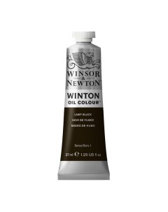 Масло Winsor Newton WINTON 37 мл ламповый черный Winsor & newton