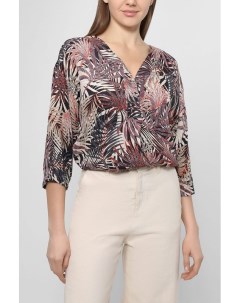 Блуза из вискозы с растительным принтом Esprit collection