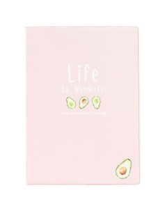 Обложка на автодокументы Life is pink and avocado Kawaii factory