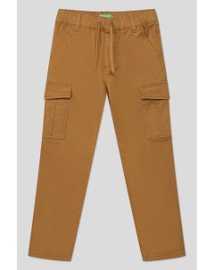 Хлопковые брюки карго Benetton