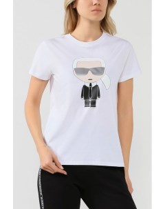 Хлопковая футболка K Ikonik Karl lagerfeld