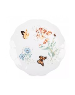 Обеденная тарелка с принтом Бабочка Монарх 27 5 см Lenox