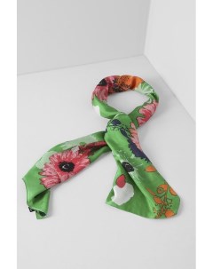 Шелковый шарф с цветочным принтом Adelle Lasessor