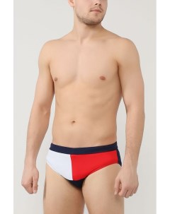 Плавки в фирменных цветах бренда Tommy hilfiger